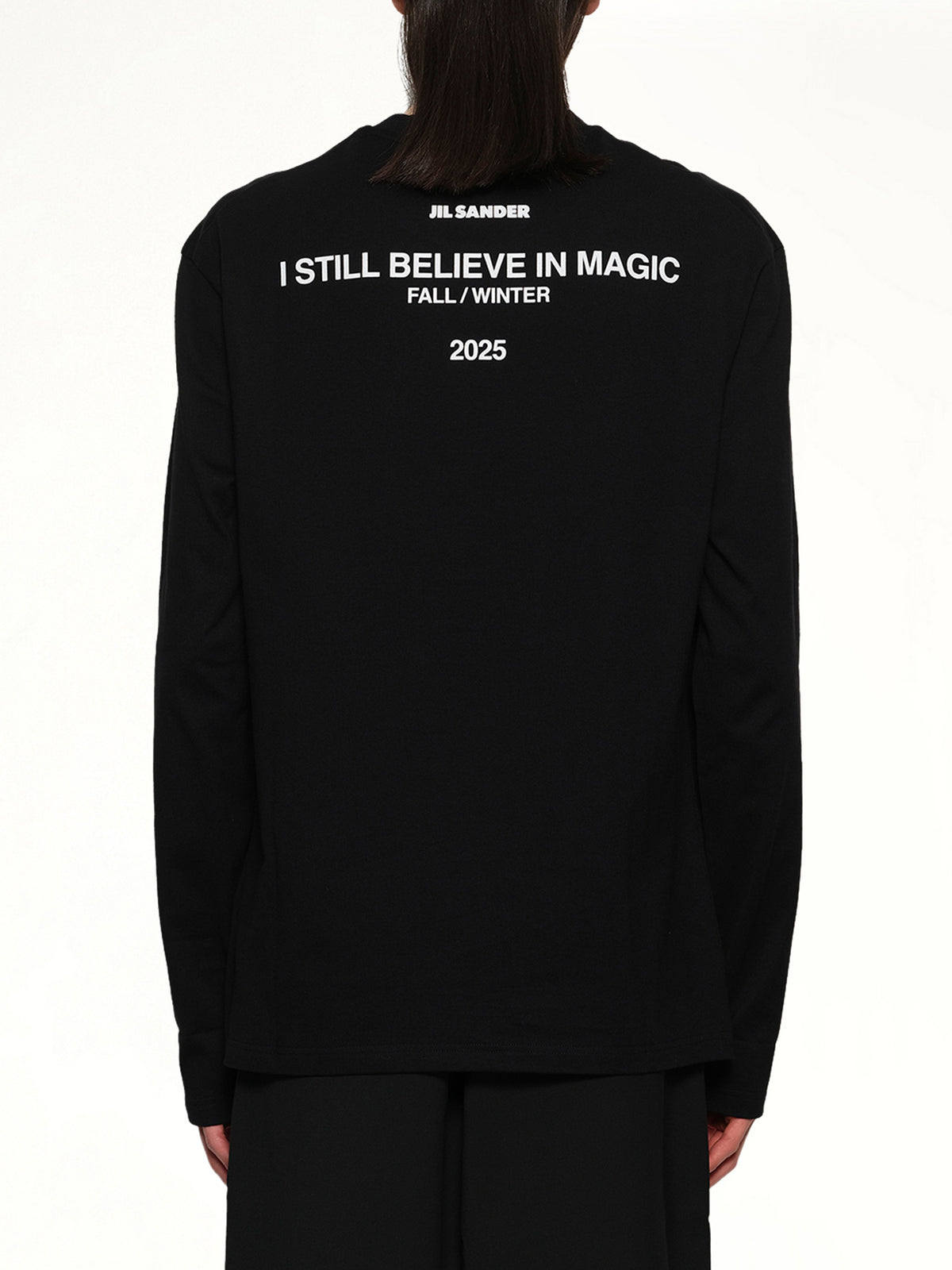 Long Sleeve Logo T-Shirt in Black