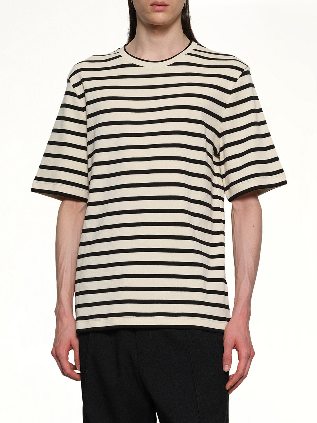 Logo T-Shirt in Open Grey