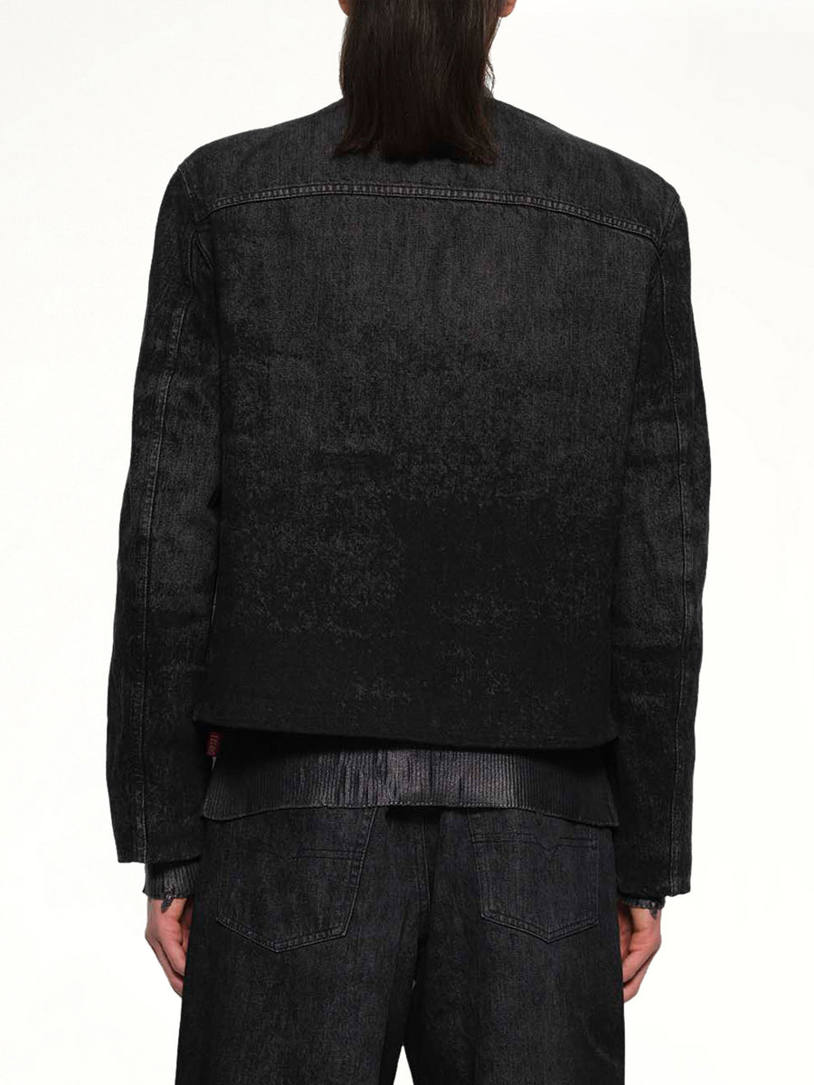 D-ABERDEEN-FSH2 Runway Jacket in Black