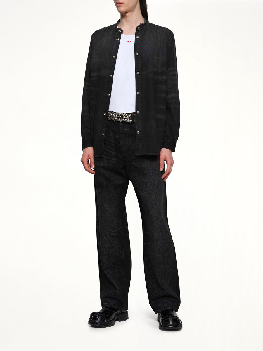 D-SIMPLY-FSH Runway Shirt in Black