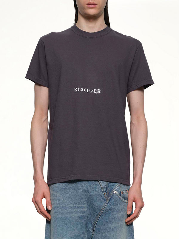 KID SUPER Logo T-Shirt in Black