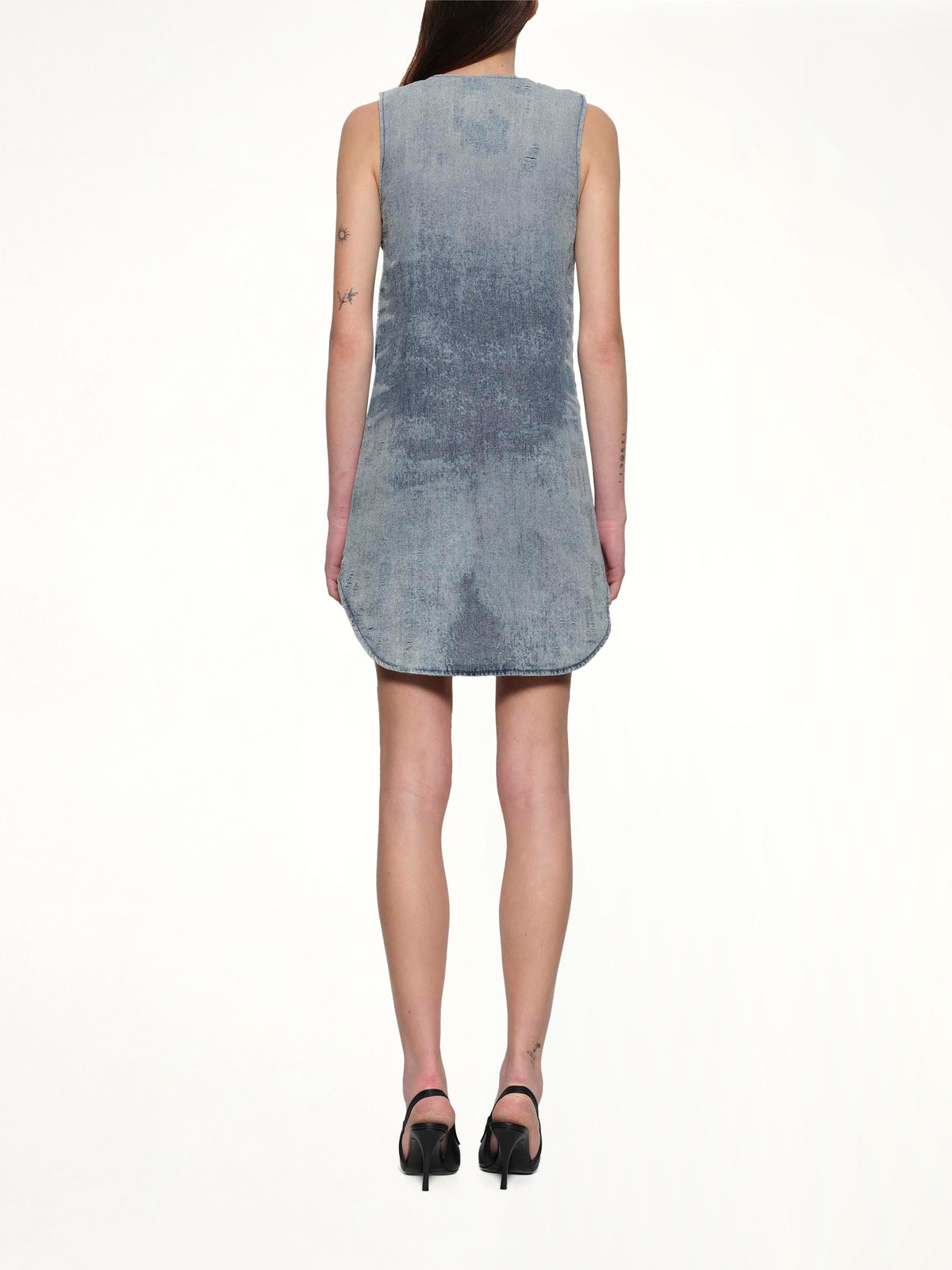 DE-LARIS-DRESS-FSH in Blue