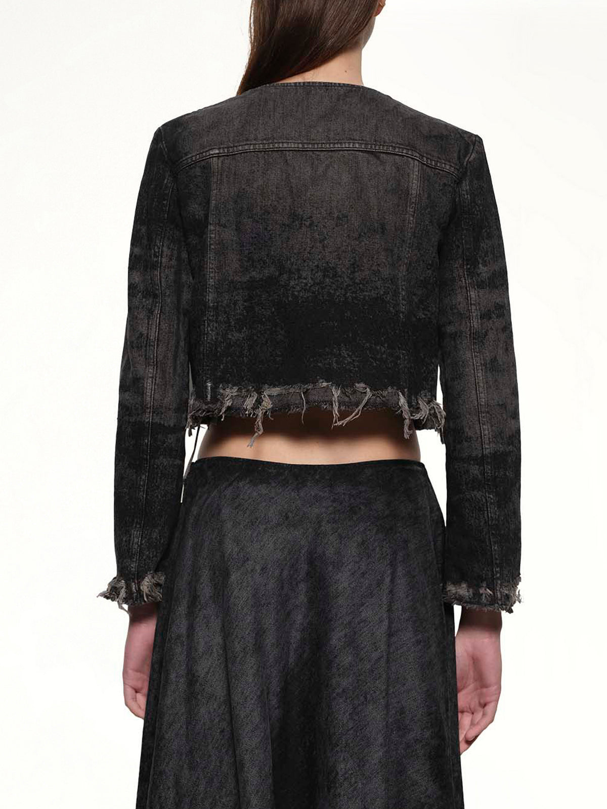 DE-GRAFFY-FSH Denim Jacket in Black