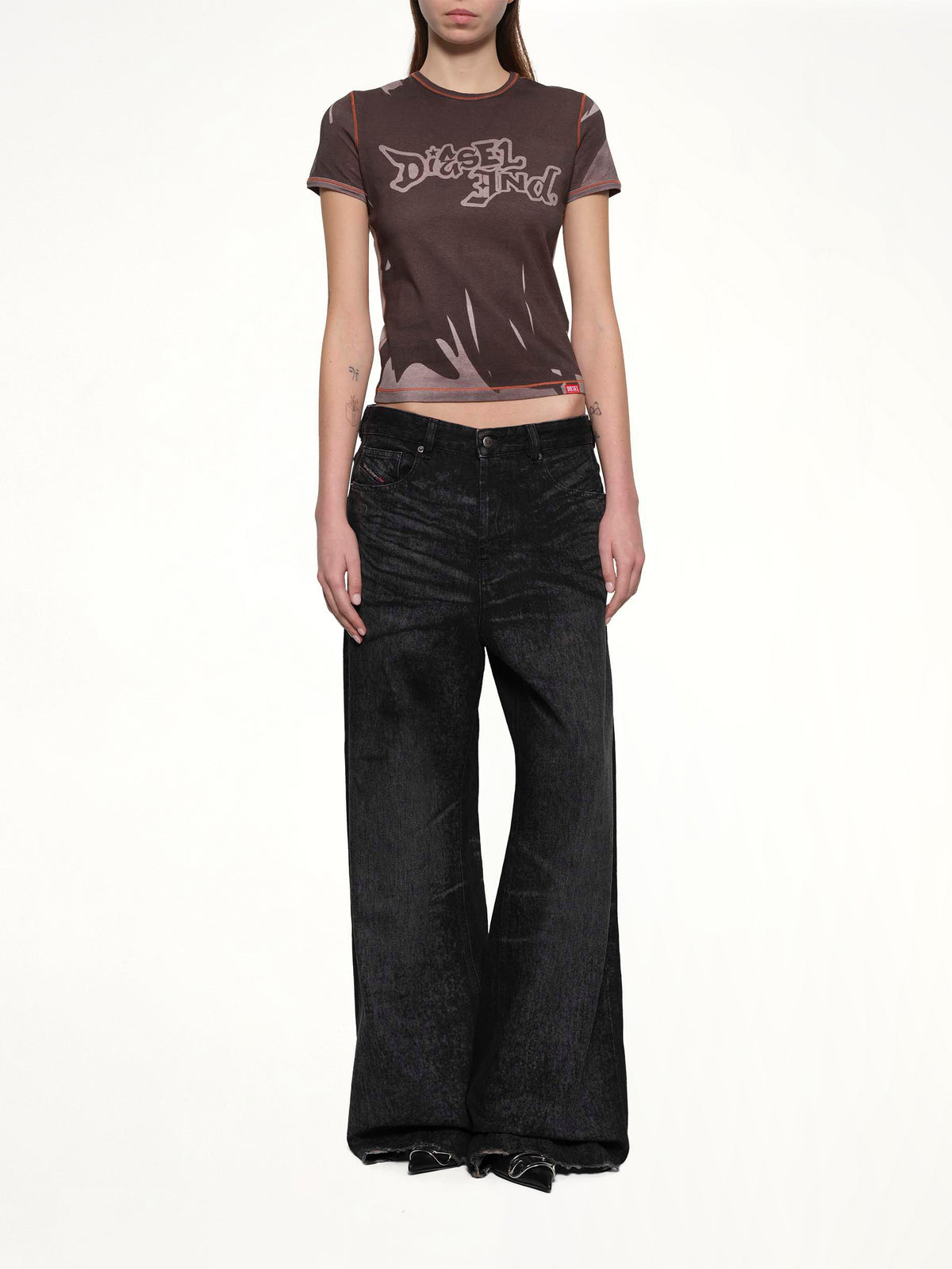 1996 D-SIRE-FSH1 Wide Jeans in Black