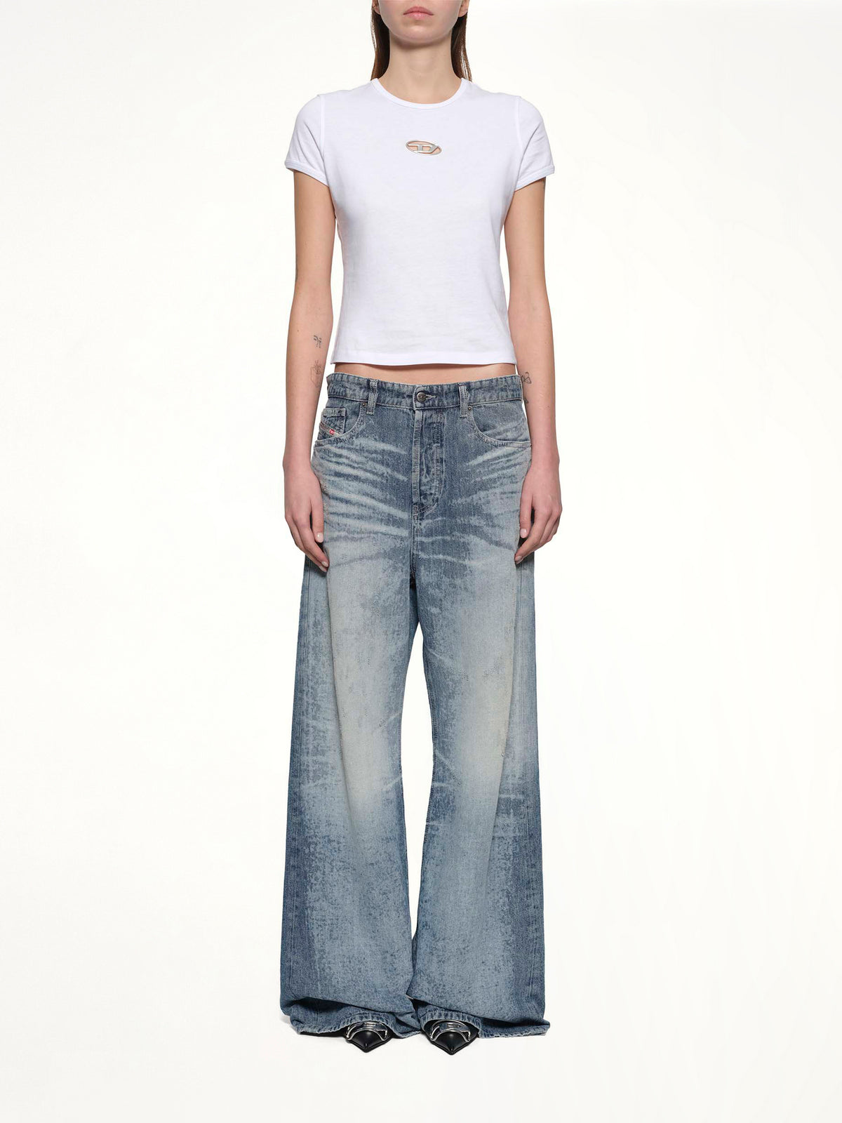 1996 D-SIRE-FSH Wide Jeans in Blue