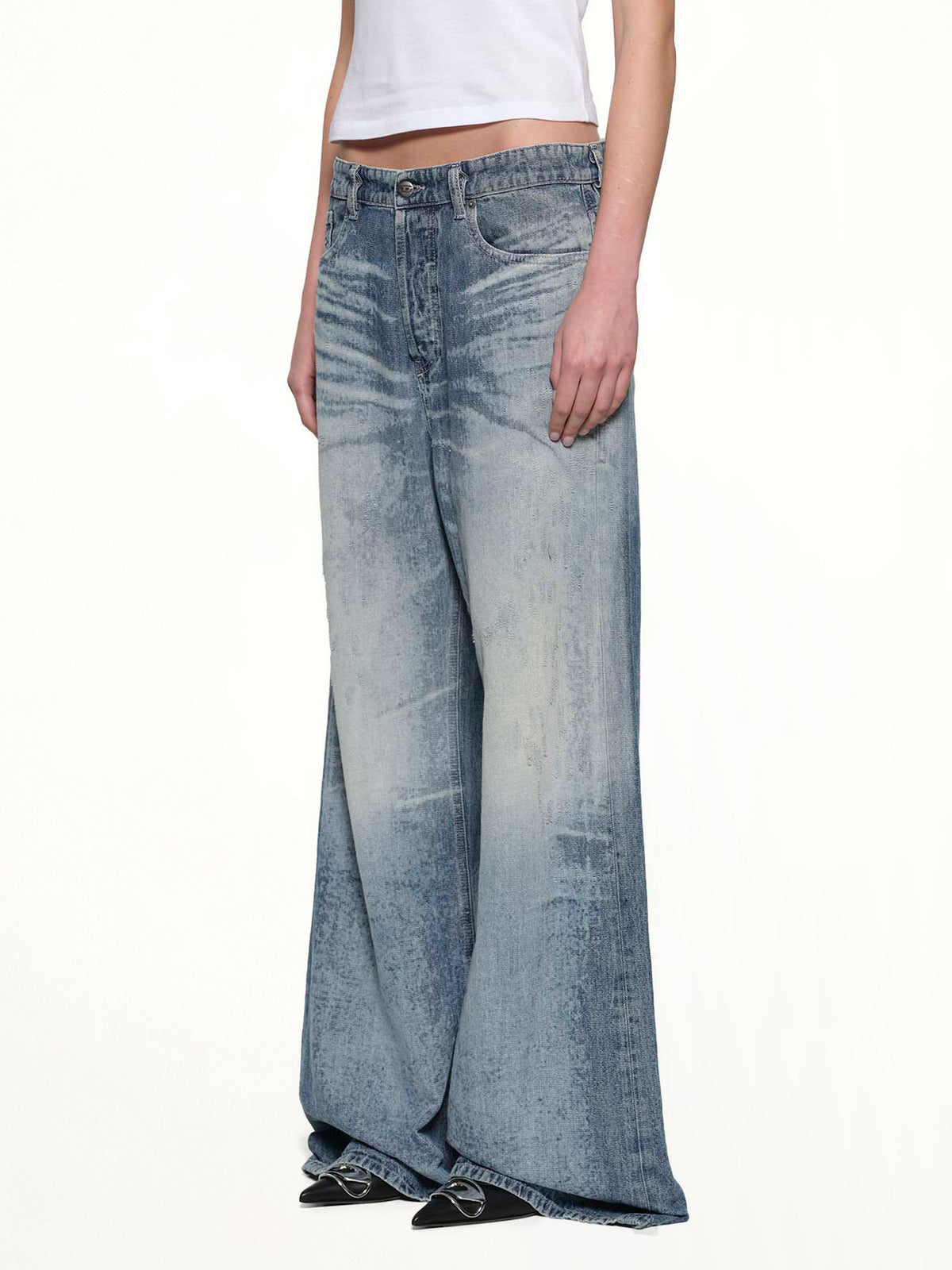 1996 D-SIRE-FSH Wide Jeans in Blue