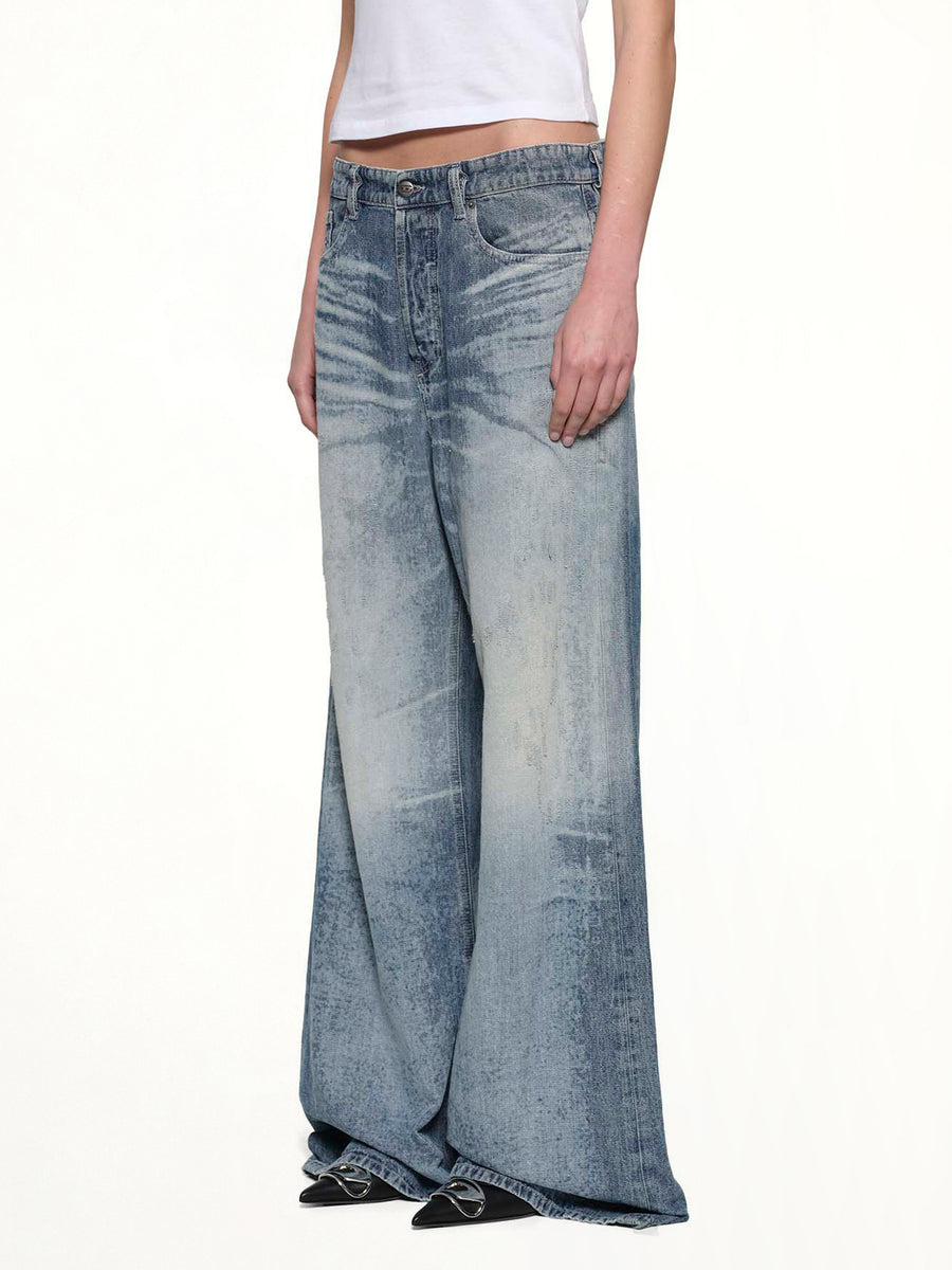 1996 D-SIRE-FSH Wide Jeans in Blue