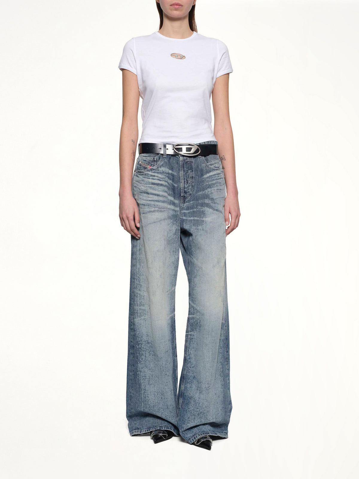 1996 D-SIRE-FSH Wide Jeans in Blue