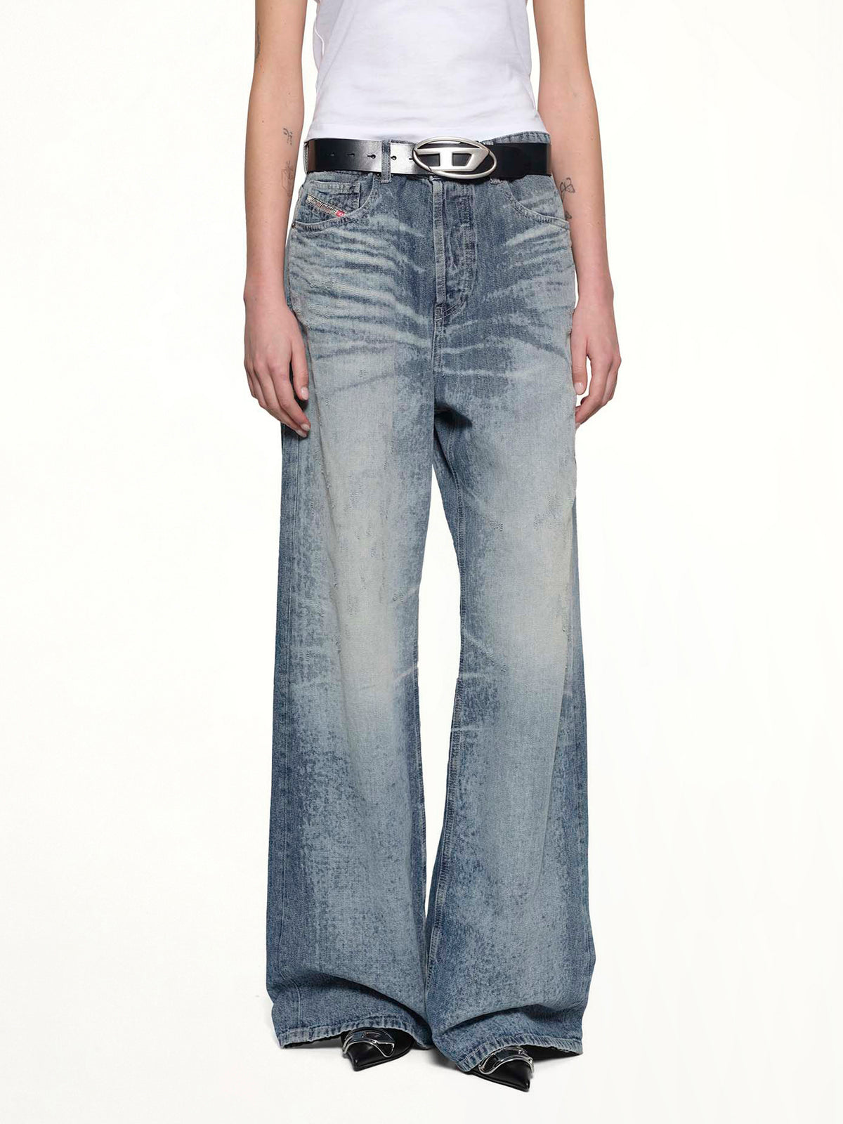 1996 D-SIRE-FSH Wide Jeans in Blue