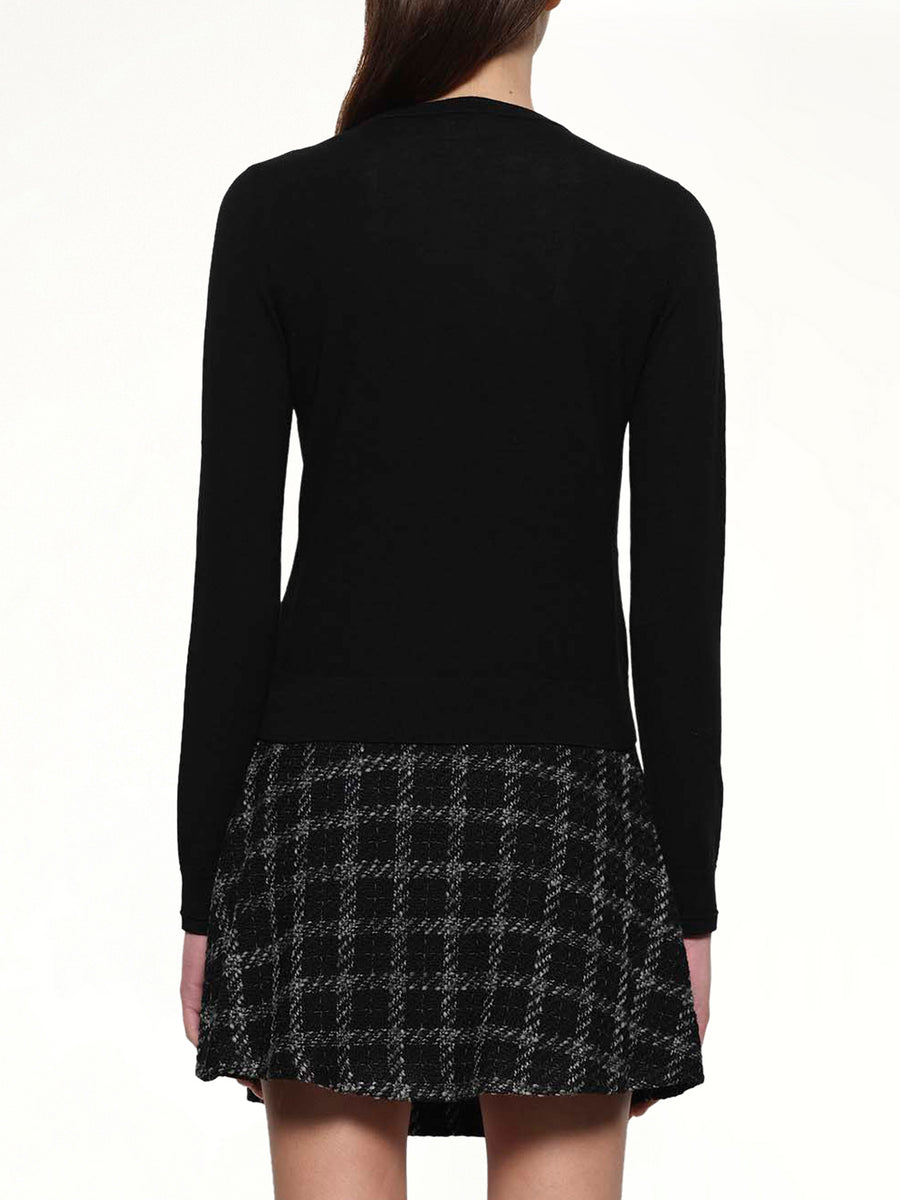 M-ALINESA Knit Sweater in Black