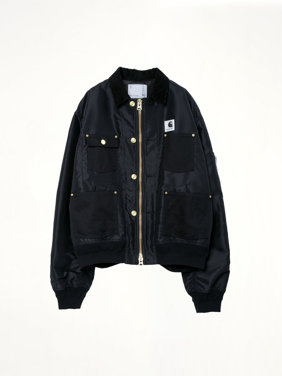 Carhartt WIP Nylon Twill x Duck Blouson in Black