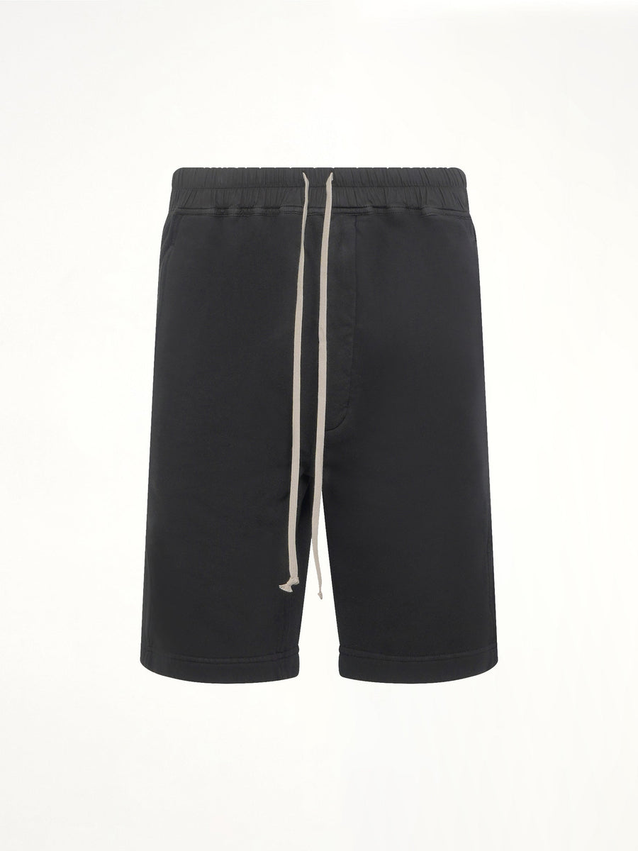 Wide Pusher Shorts in Black