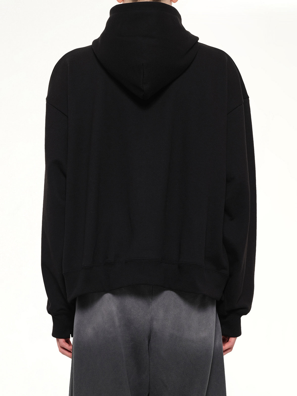 Instrumental Heavy Weight Zip Hoodie in Black