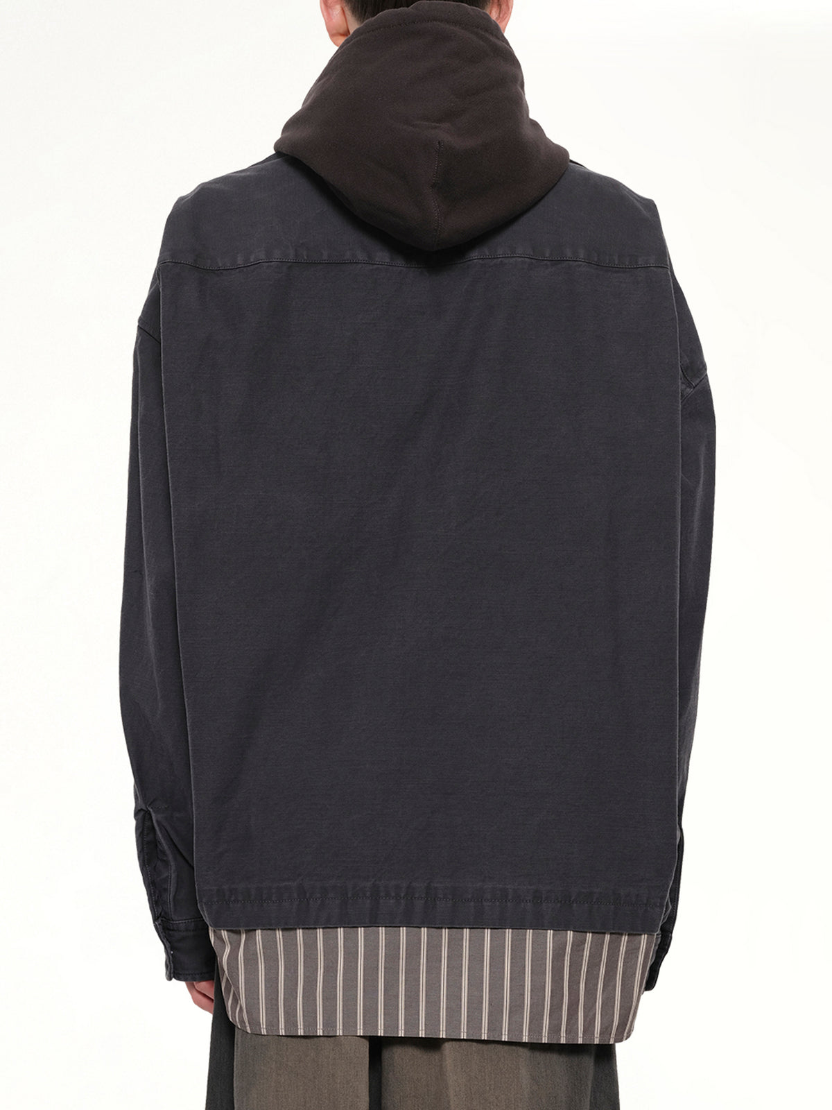 Triple Layered L/S Shirts in Black