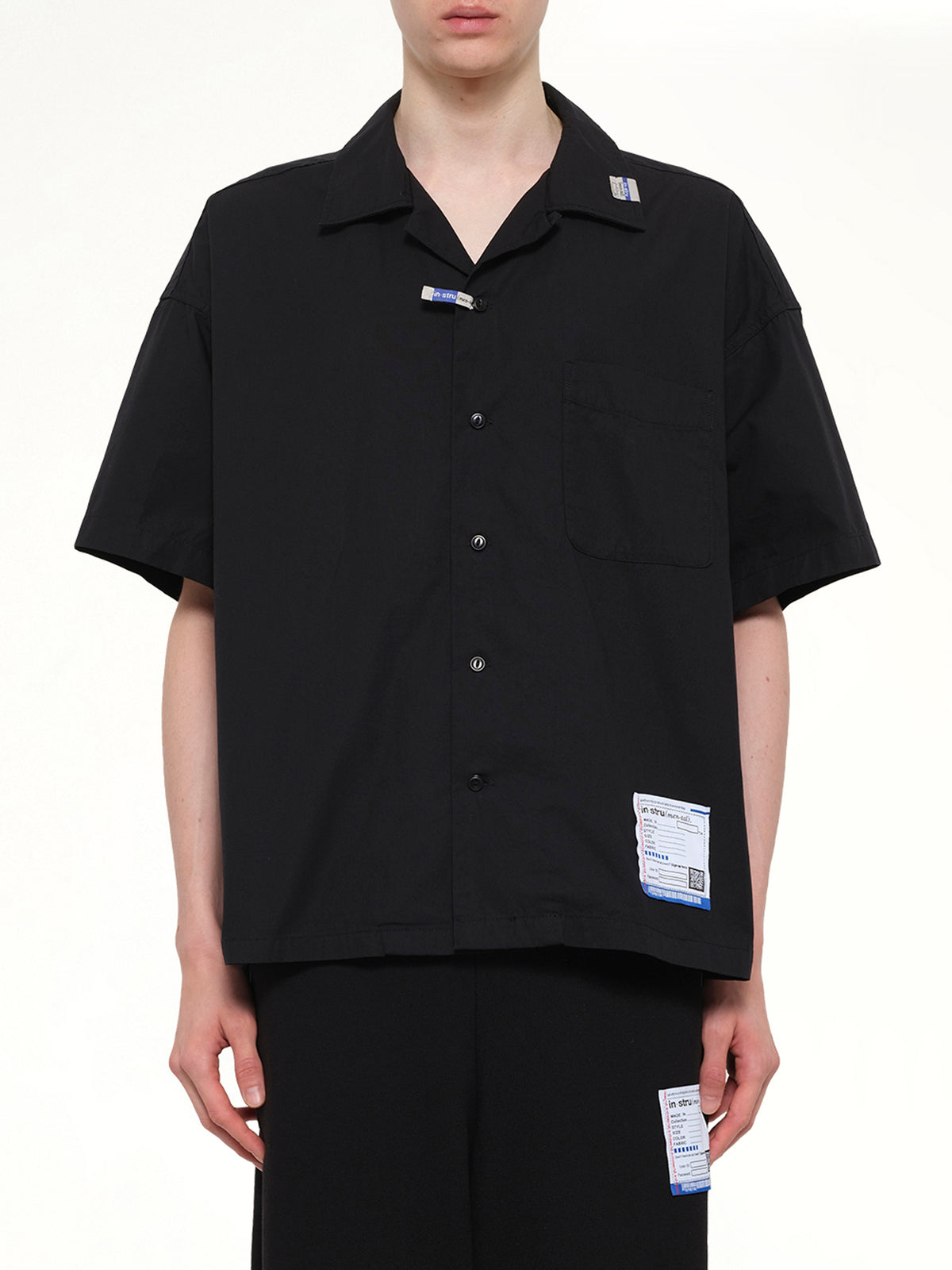 Instrumental High Density OX SS Shirts in Black