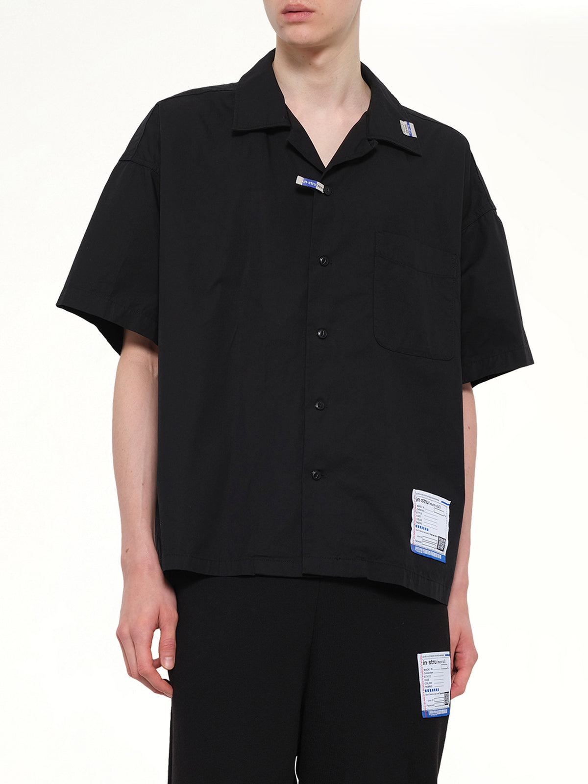 Instrumental High Density OX SS Shirts in Black