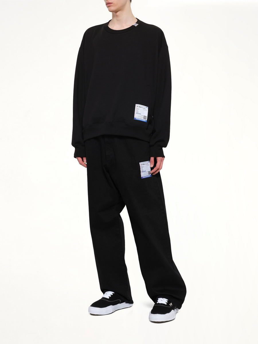 Instrumental Heavy Weight French Terry Sweatshirt in Black