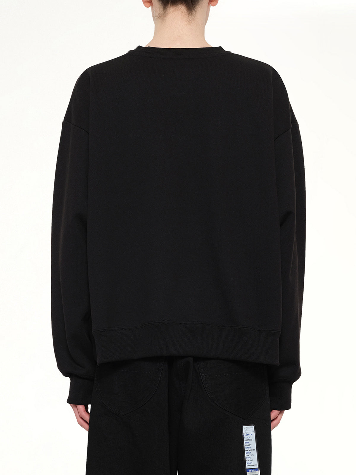 Instrumental Heavy Weight French Terry Sweatshirt in Black