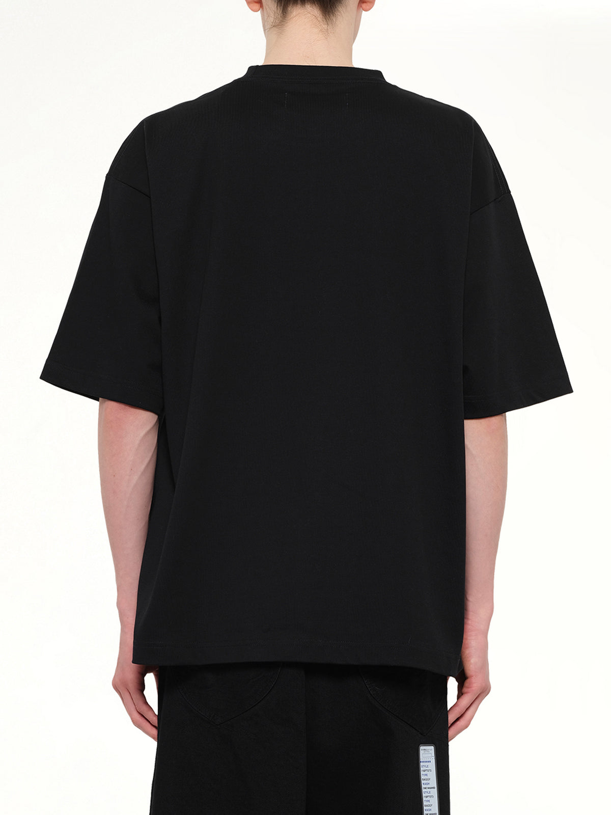 Instrumental Heavy Weight Pocket T-Shirt in Black