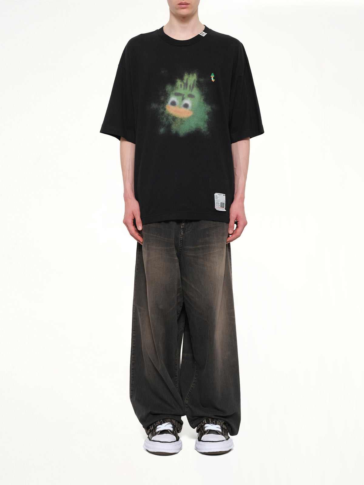 Leon Printed T-Shirt in Black