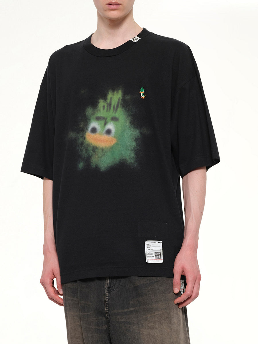 Leon Printed T-Shirt in Black