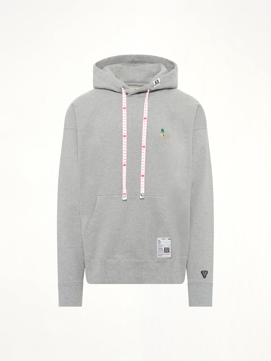 Leon Embroidery Hoodie in Gray