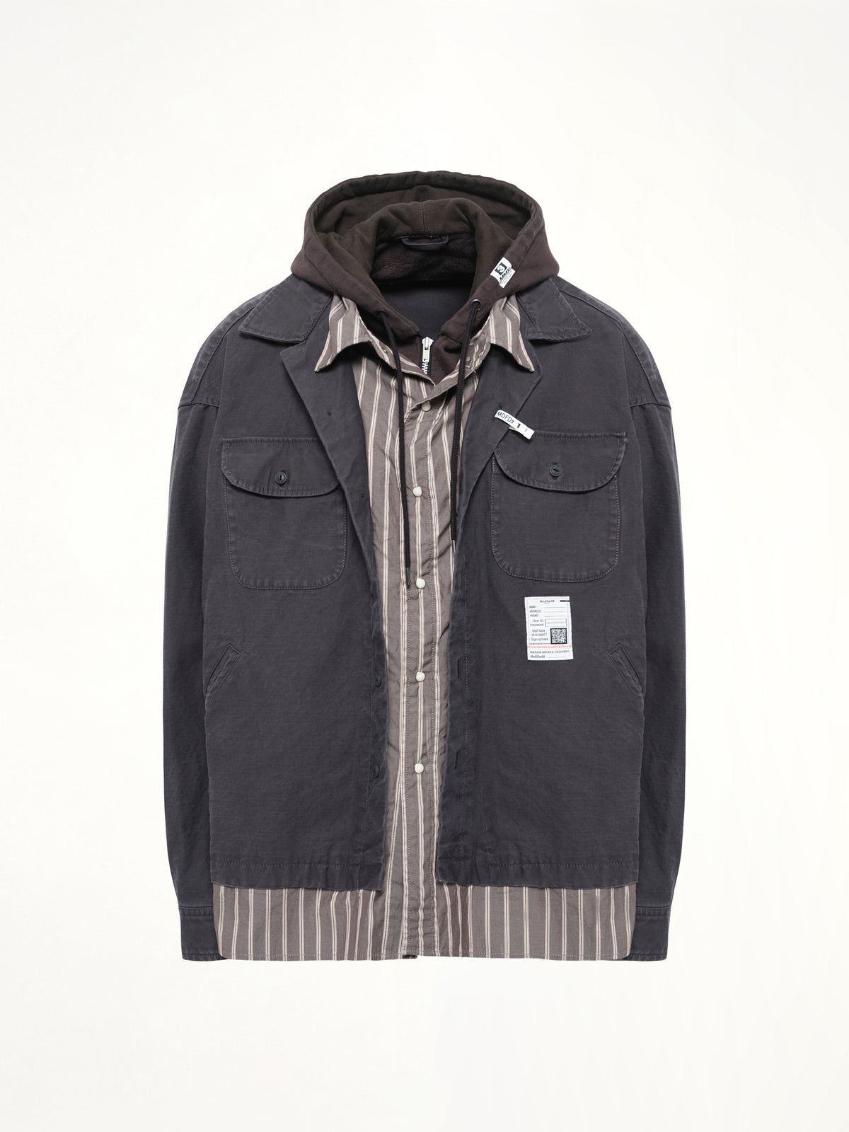 Triple Layered L/S Shirts in Black