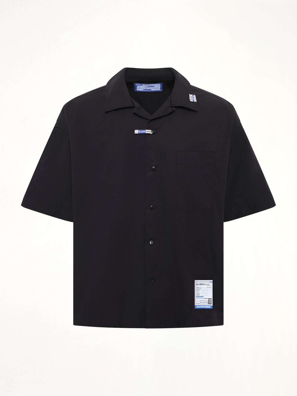 Instrumental High Density OX SS Shirts in Black