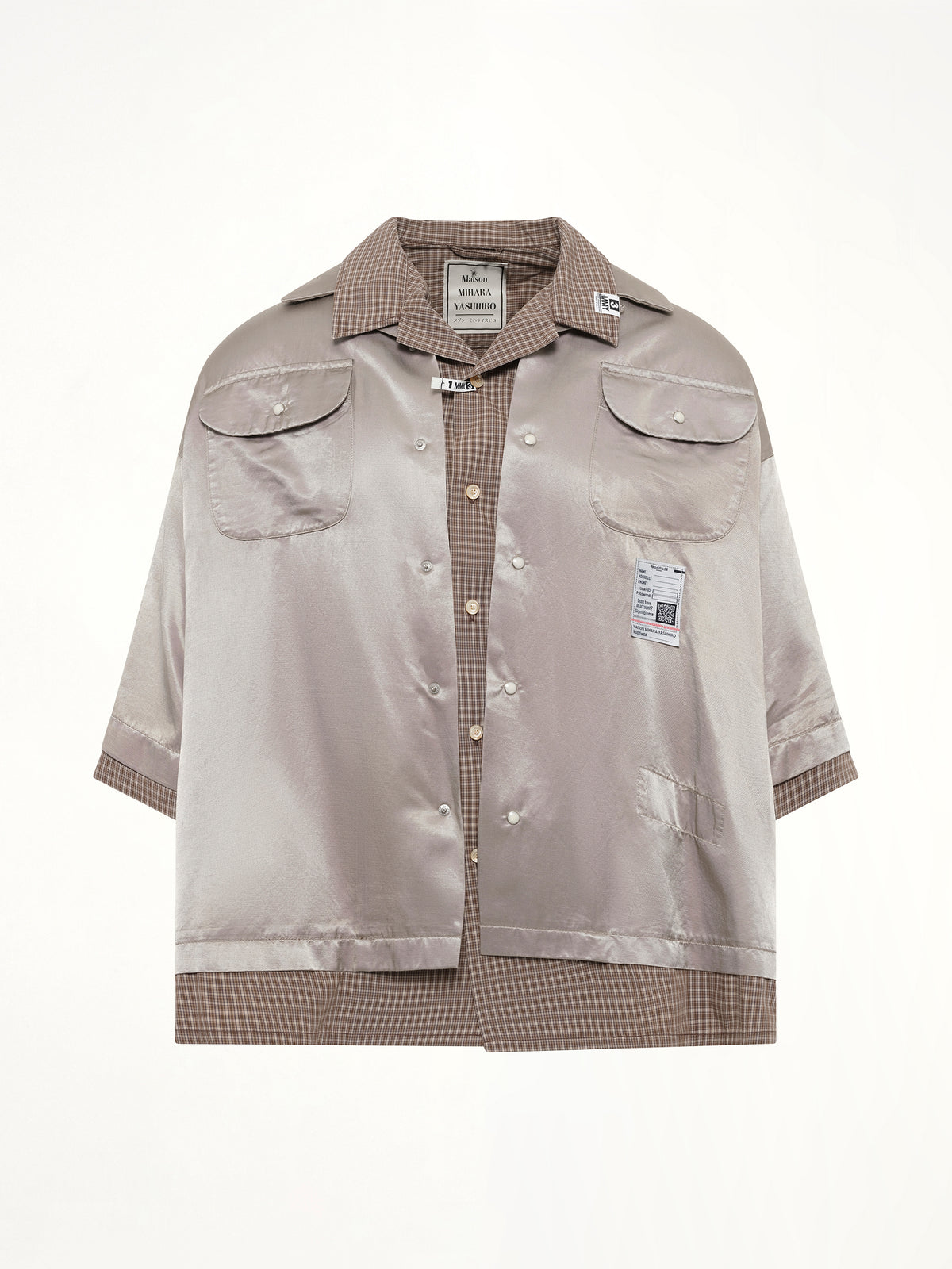 W-Layered H/S Shirts in Beige