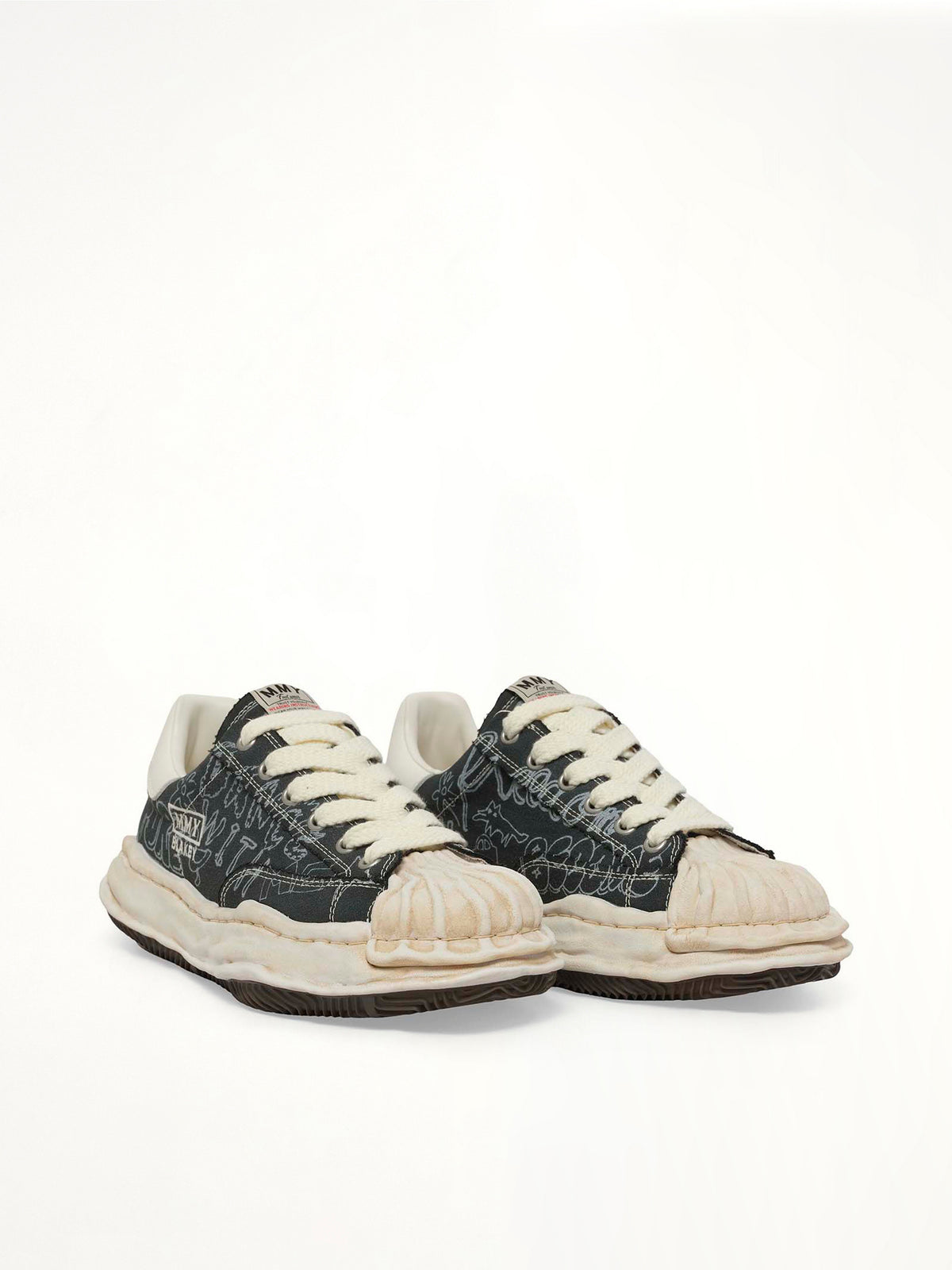 Blakey OG Graffiti Printed Sneaker in Black