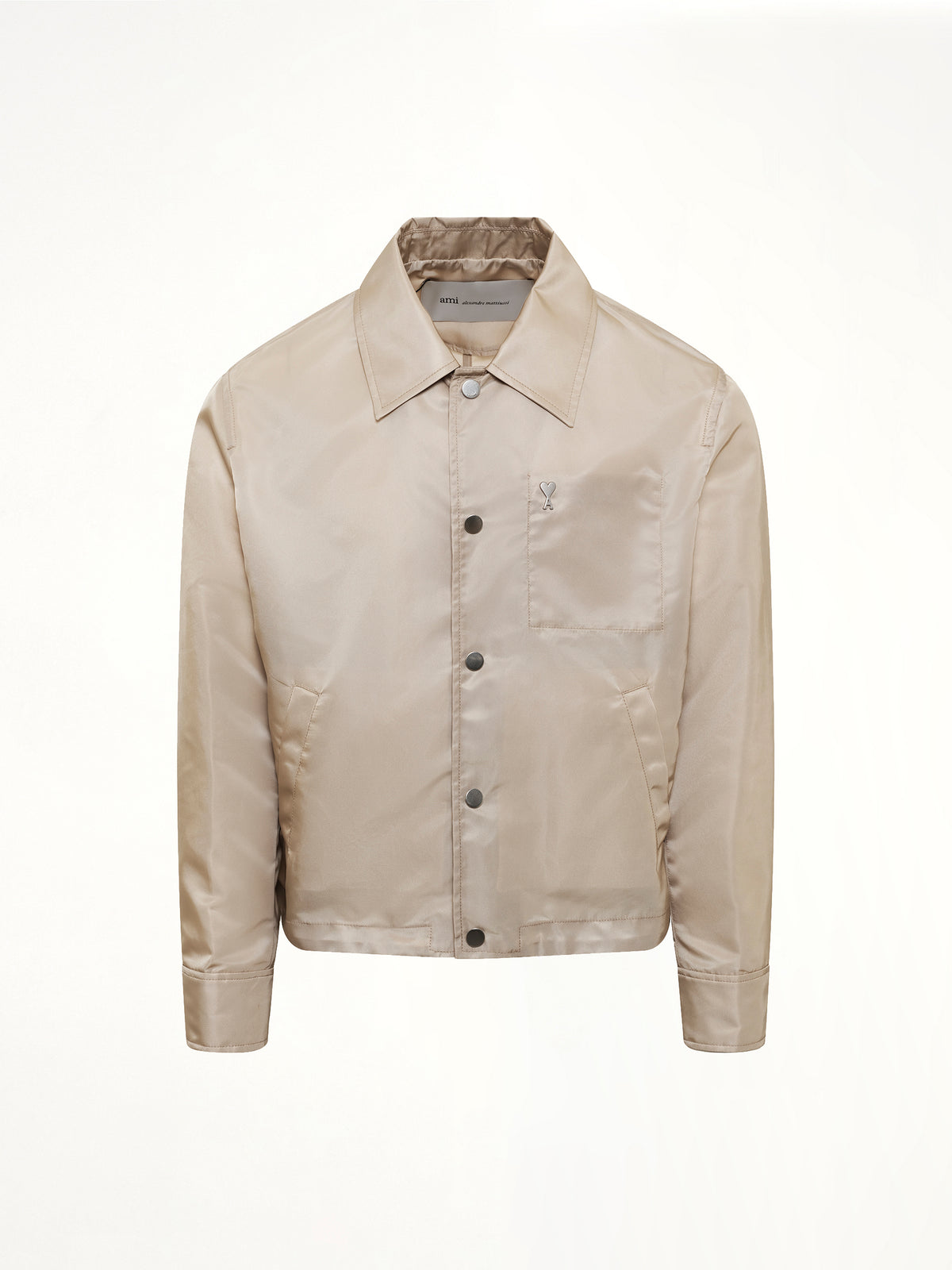 Ami De Coeur Coach Jacket in Beige Taupe