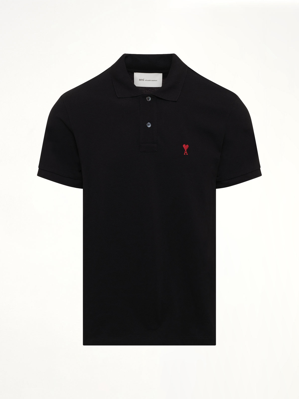 Ami De Coeur Polo in Black/Red