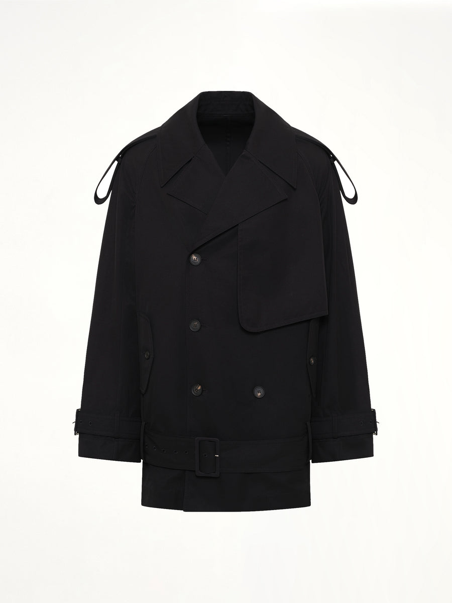 Unlined Technical Trench Coat in Bogart