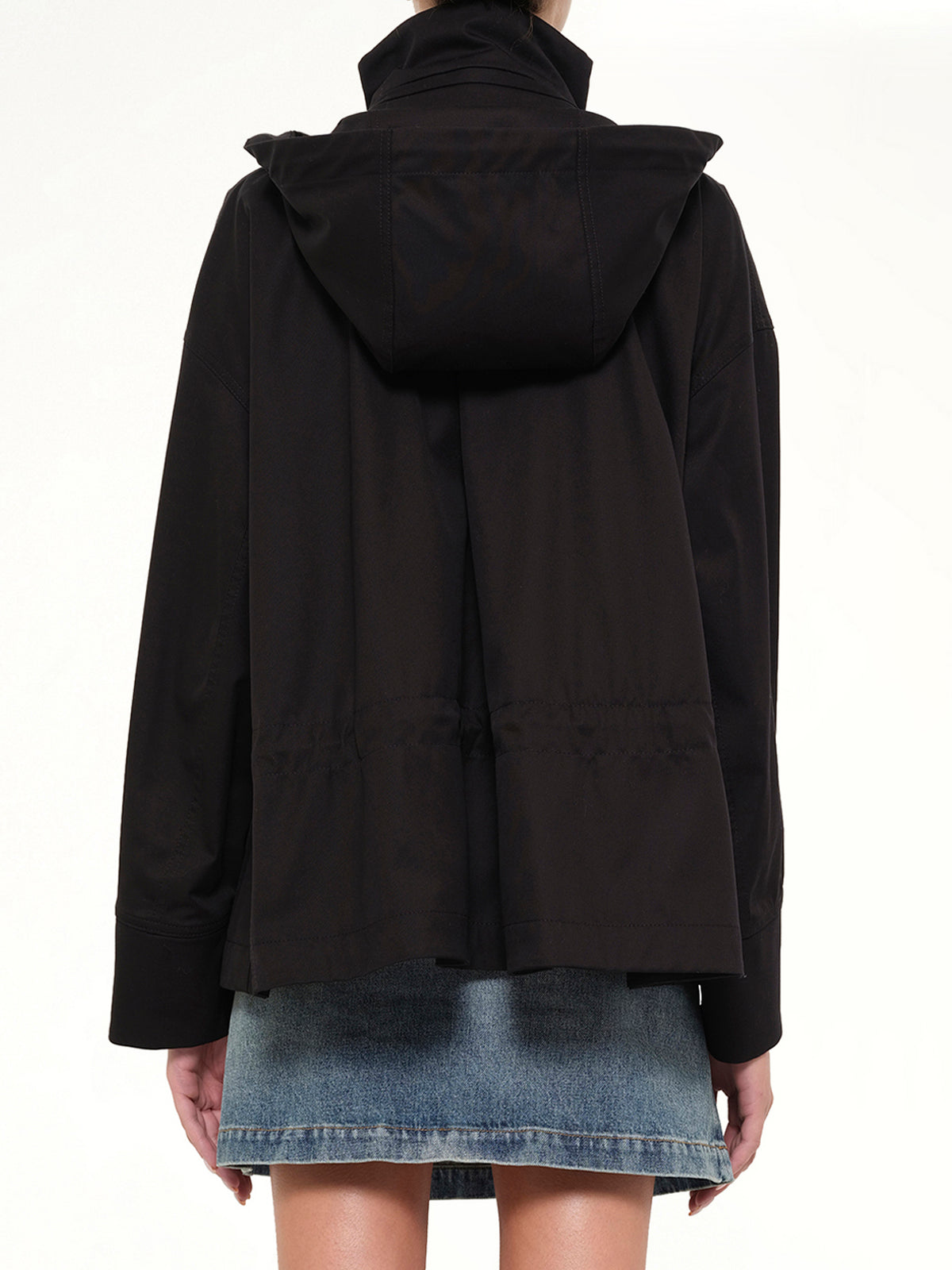Hooded Jacket in Black