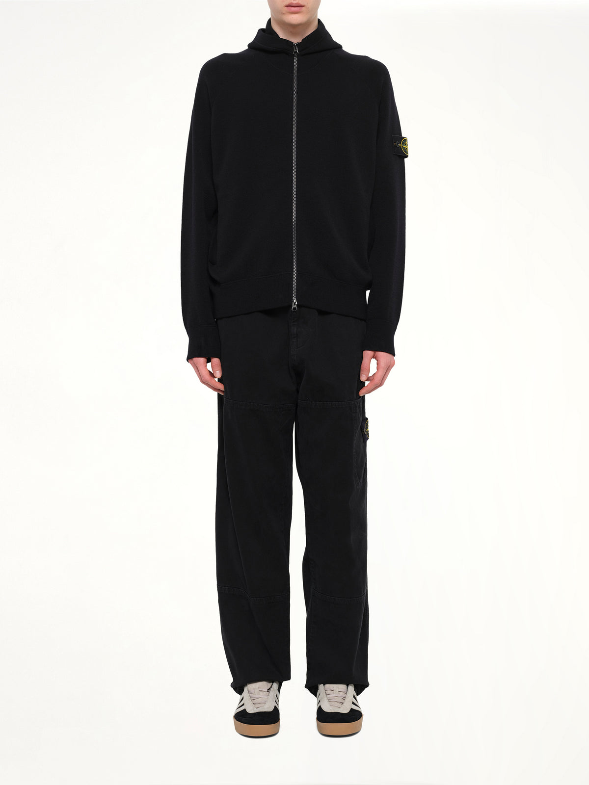 5100062 Wool Hoodie in Black