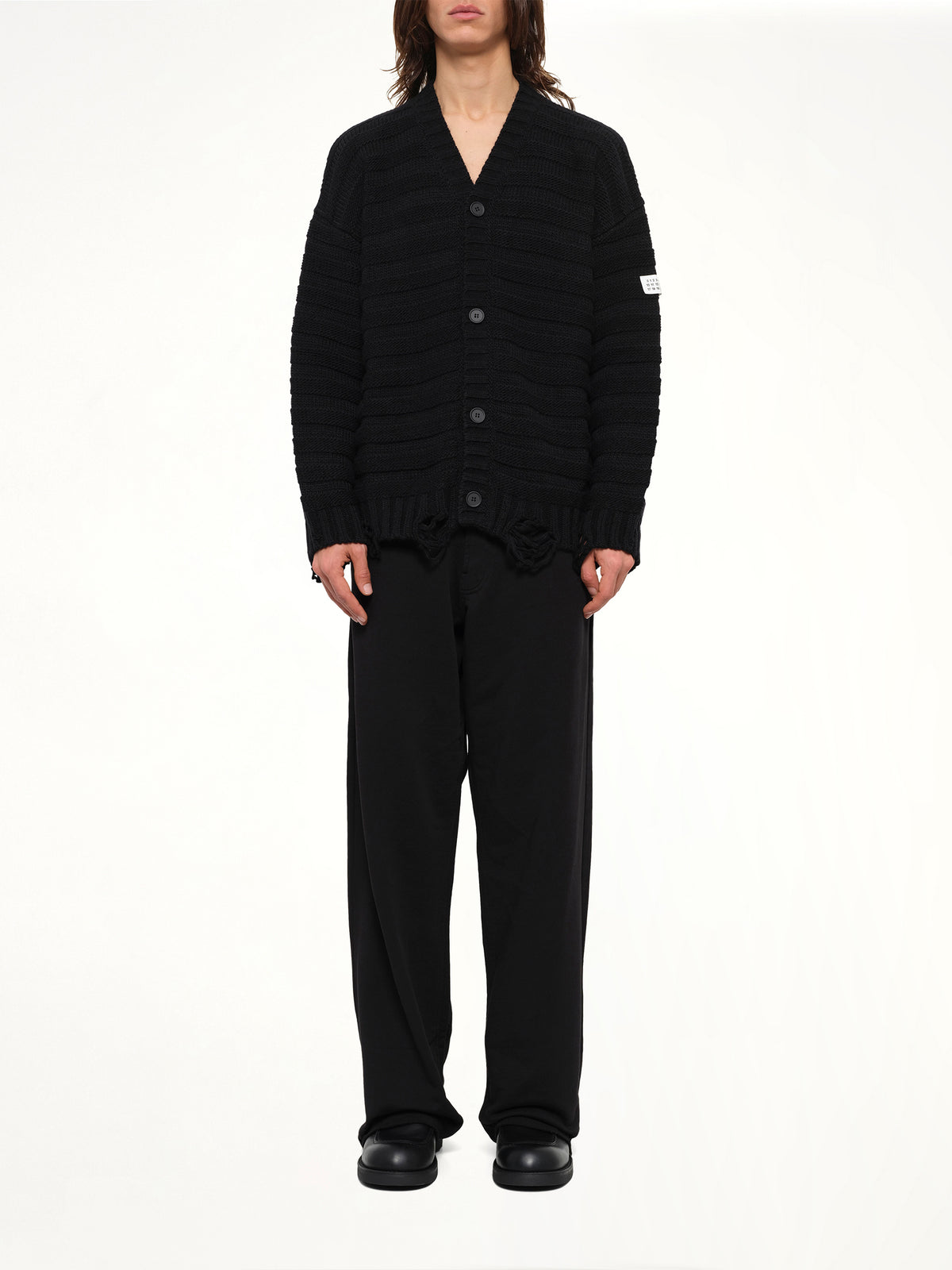 Gauge 3 Cardigan in Black