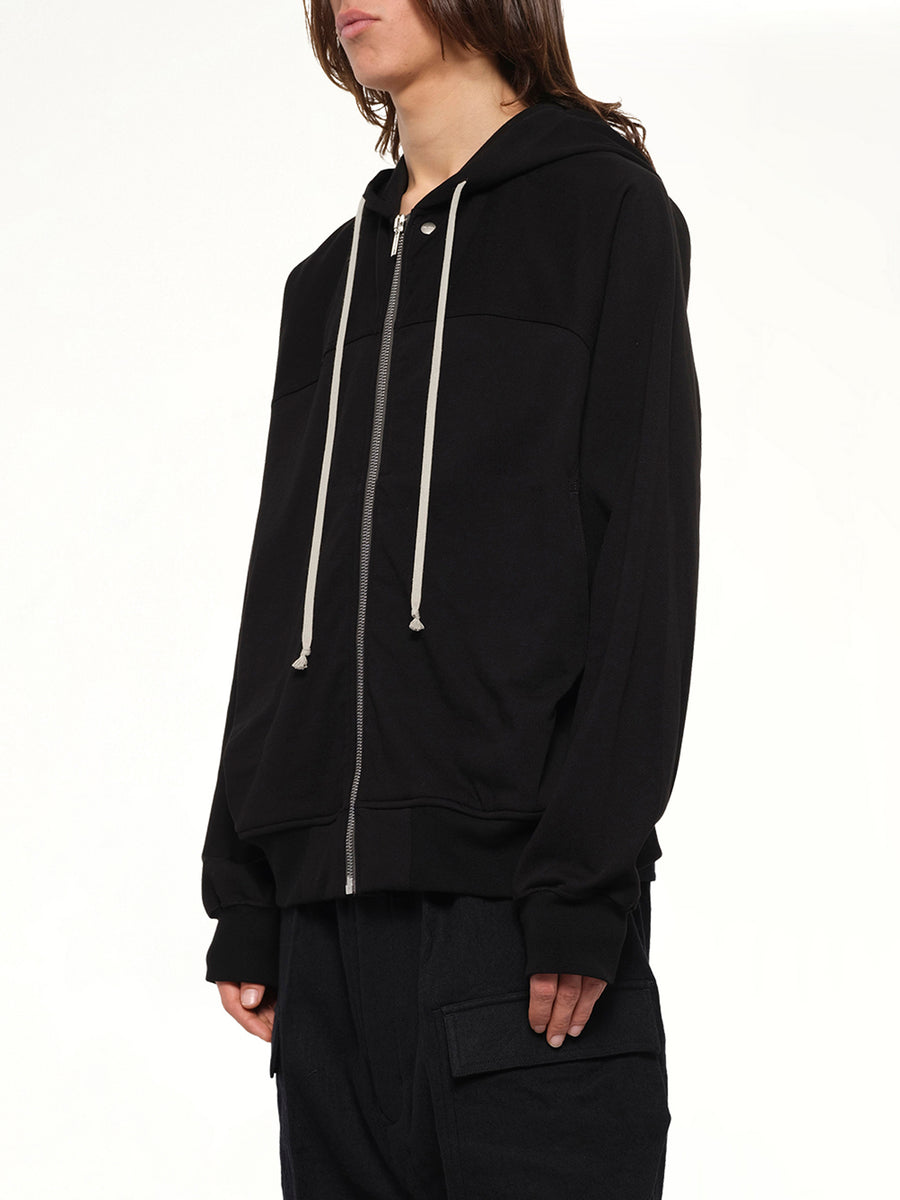 Heavy Jersey Windbreaker in Black
