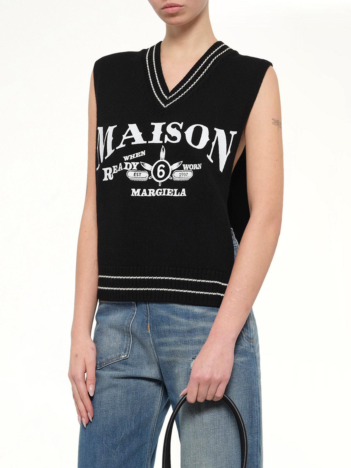 New Bauletto J Mini Shoulder Bag in Black
