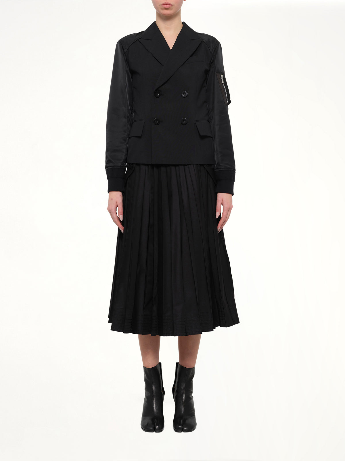 Suiting x Nylon Twill Jacket in Black
