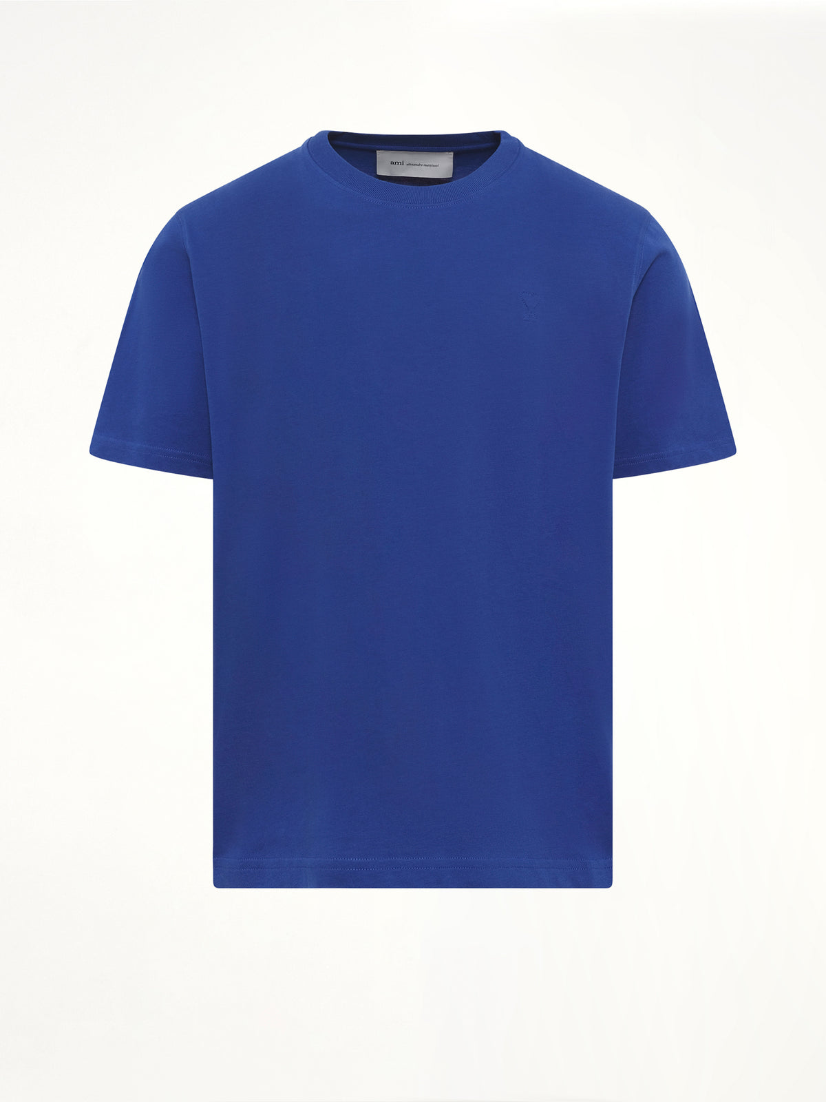 Embossed Ami De Coeur T-Shirt in Royal Blue