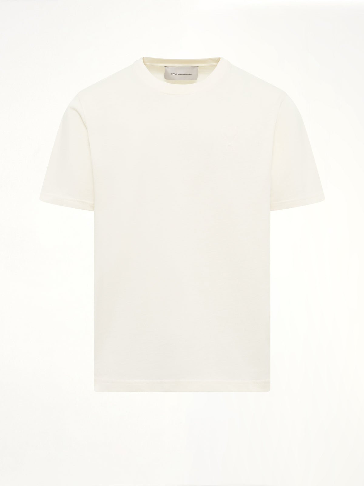 Embossed Ami De Coeur T-Shirt in White