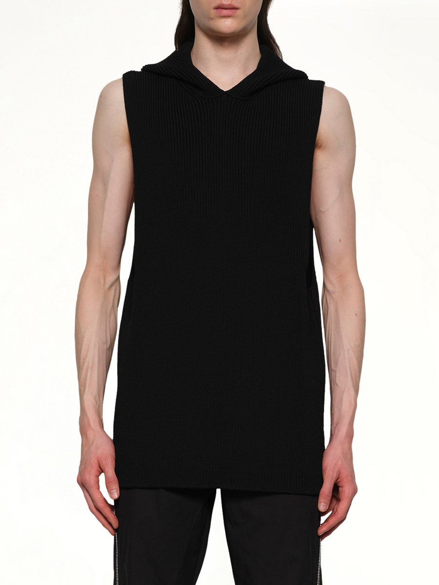Hooded Tank in Black