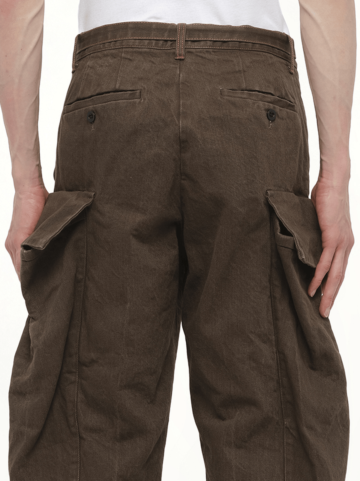 Denim Pants in Brown
