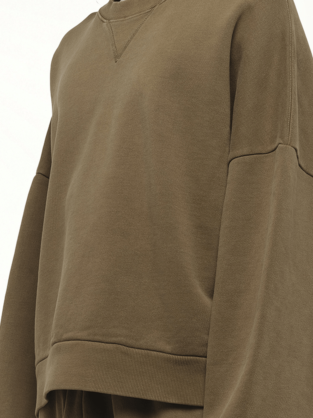 Box Sweatshirt in Military