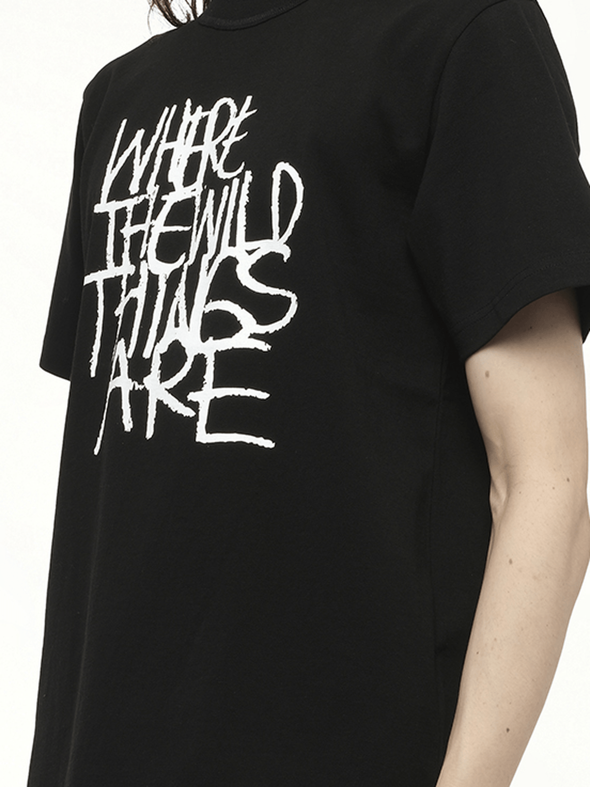 WHERE THE WILD THINGS ARE Logo T-Shirt in Black