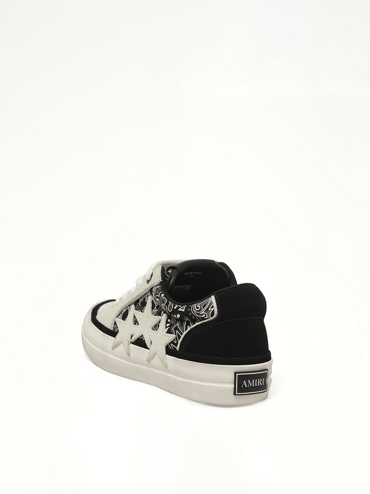 Bandana Sunset Skate in Black Top View | AMIRI