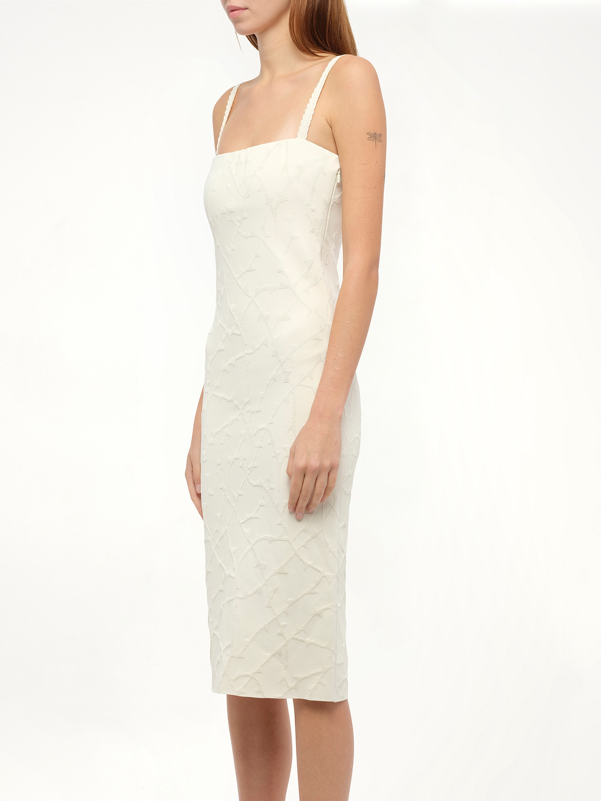 Strappy Dress in White
