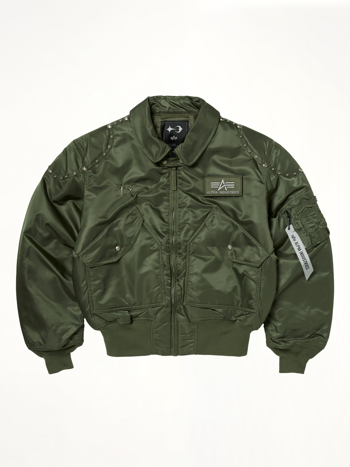 TC x Alpha Industries Bomber Jacket (Rivet Ver) in Sage