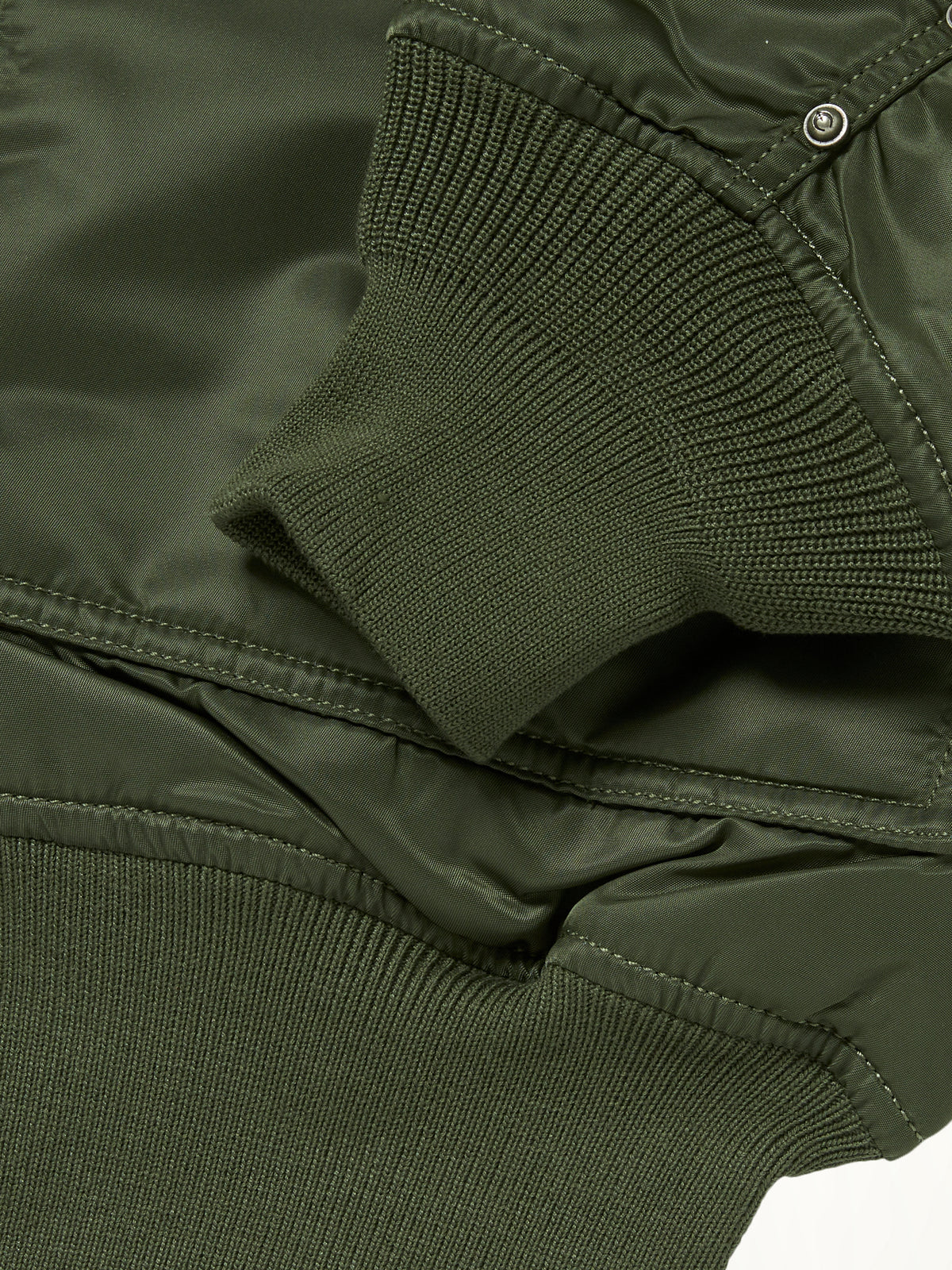 TC x Alpha Industries Bomber Jacket (Rivet Ver) in Sage