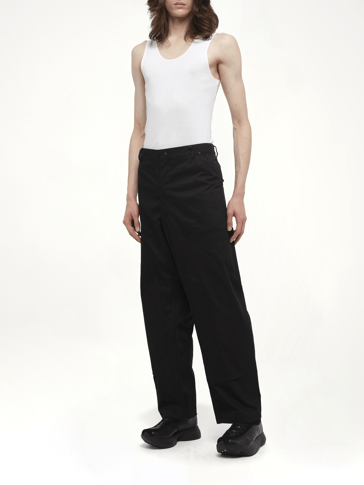 Ut Twill Straight Leg Pants in Black